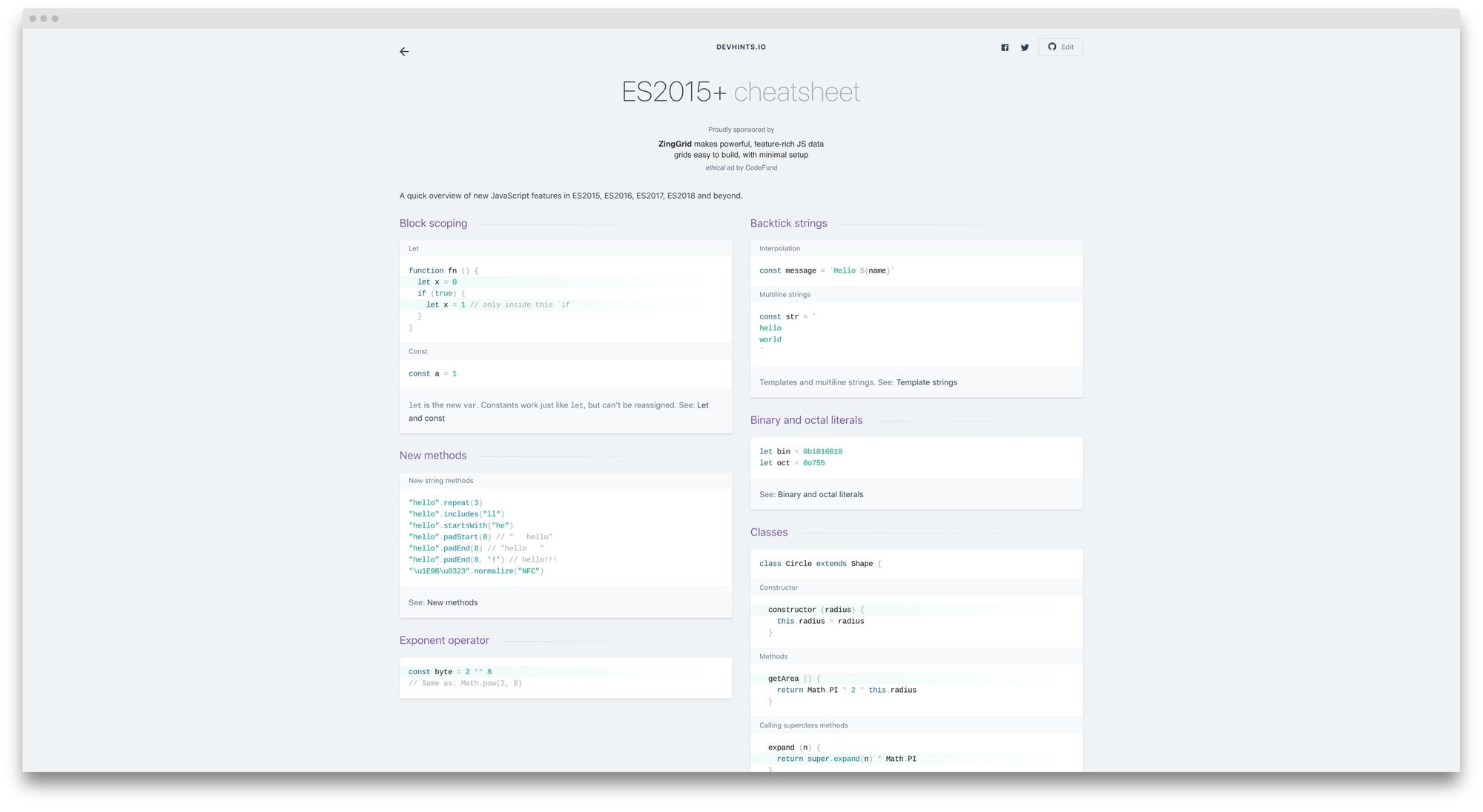 es6-cheatsheet
